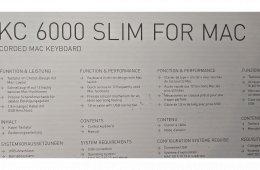 Cherry KC 6000 slim for mac US layout billentyűzet eladó 