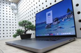 Apple MacBook Pro 16” (2021, M1 Pro) – Liquid Retina XDR + ProMotion 120 Hz, akár 21 óra – 32 GB RAM – 512 GB SSD – Használt, szép állapot – 335 ciklus / 87% akku – 3 hónap garancia