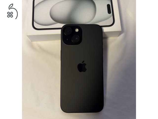 Eladó egy Apple iPhone 15 256 GB Black, független készülék, hibátlan állapotban.