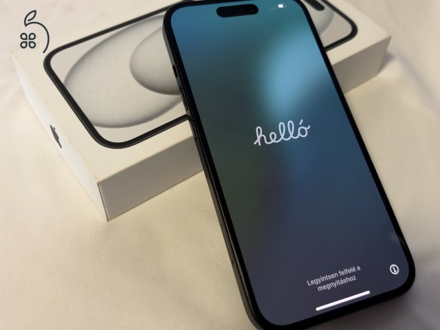 Eladó egy Apple iPhone 15 256 GB Black, független készülék, hibátlan állapotban.