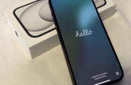 Eladó egy Apple iPhone 15 256 GB Black, független készülék, hibátlan állapotban.