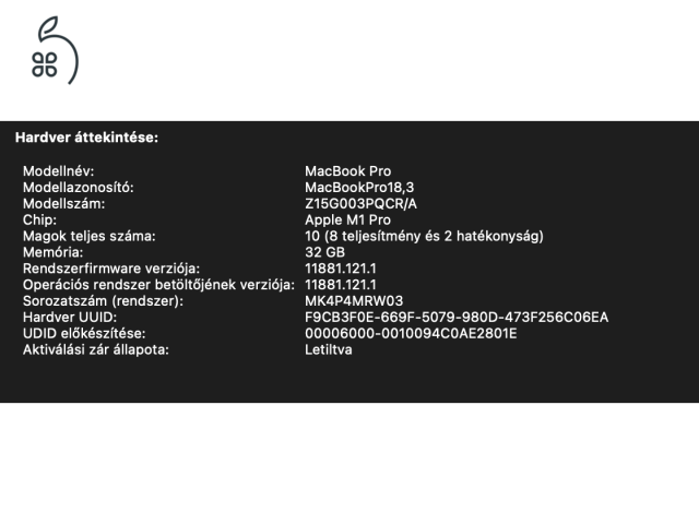 MacBook Pro M1 Pro 14