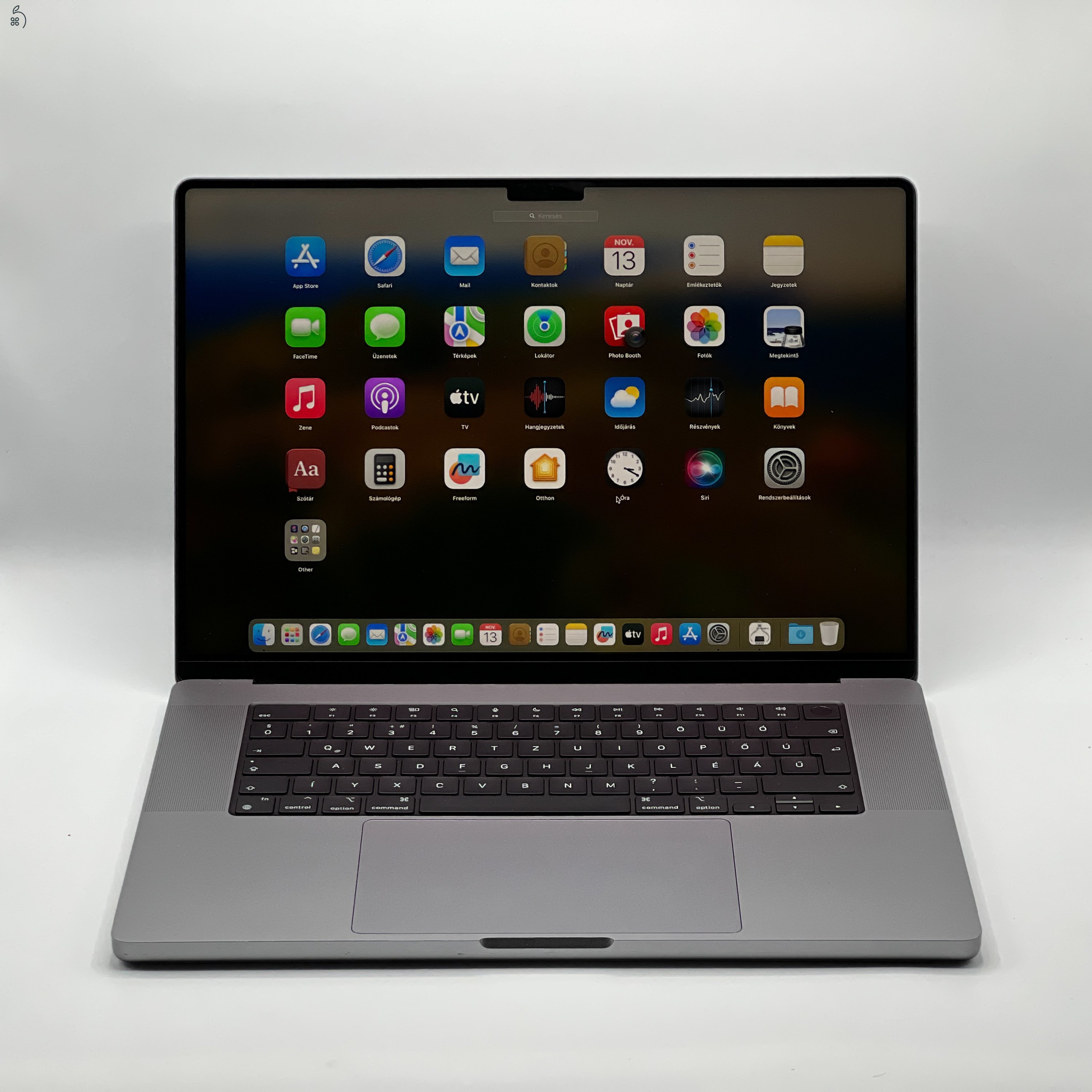 MacBook Pro 16″ 2021, M1 Pro 10 Cores, 32 GB RAM, 16 core GPU, 512 GB SSD 27% Áfás (0240AB-3767)