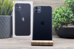 iPhone 11 Black 128GB 2 ÉV Garanciával Számlával 100% Akku