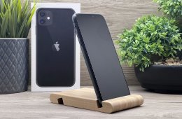 iPhone 11 Black 128GB 2 ÉV Garanciával Számlával 100% Akku
