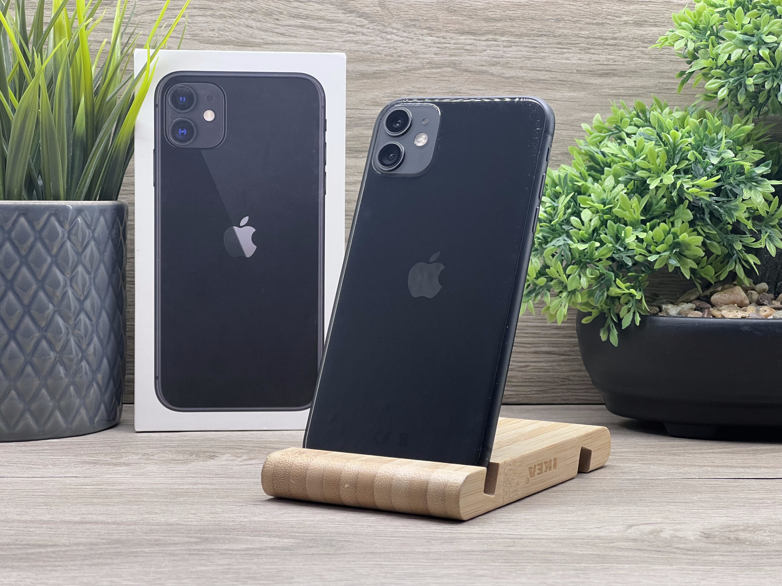 iPhone 11 Black 128GB 2 ÉV Garanciával Számlával 100% Akku