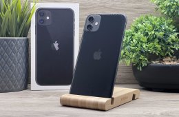 iPhone 11 Black 128GB 2 ÉV Garanciával Számlával 100% Akku