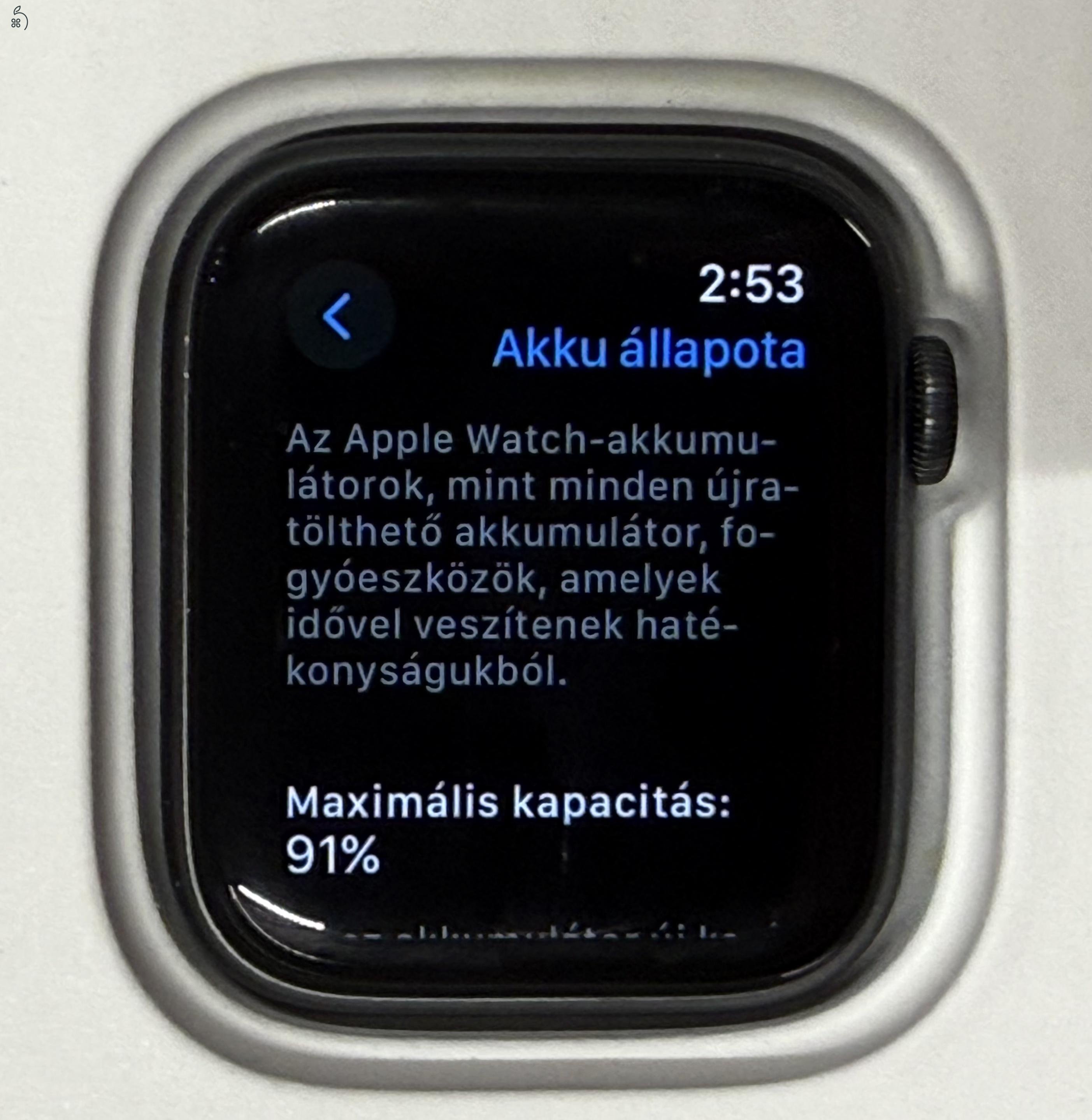 Eladó a képeken látható Apple Watch S5 ESIM (GPS+Cellular)
