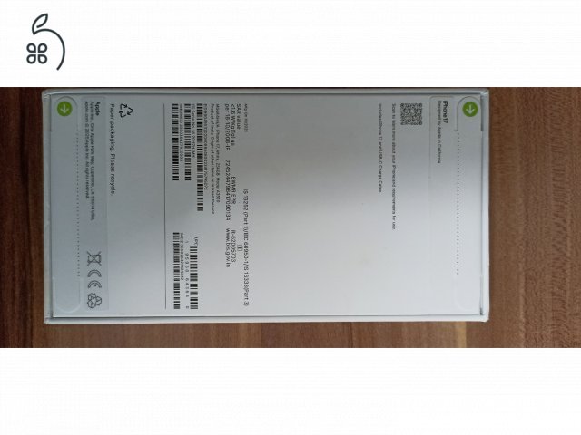 Iphone 17 Fehér 256 GB bontatlan