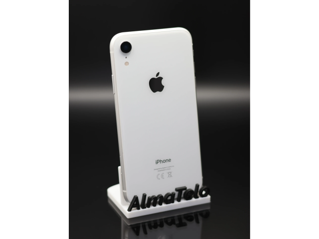 Apple iPhone XR 128 GB White 100% akku - 12 HÓ GARANCIA