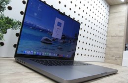 Apple MacBook Pro 16” (2021, M1 Pro) – Liquid Retina XDR + ProMotion 120 Hz, akár 21 óra – 32 GB RAM – 1 TB SSD – Használt, szép állapot – 148 ciklus / 95% akku – 3 hónap garancia