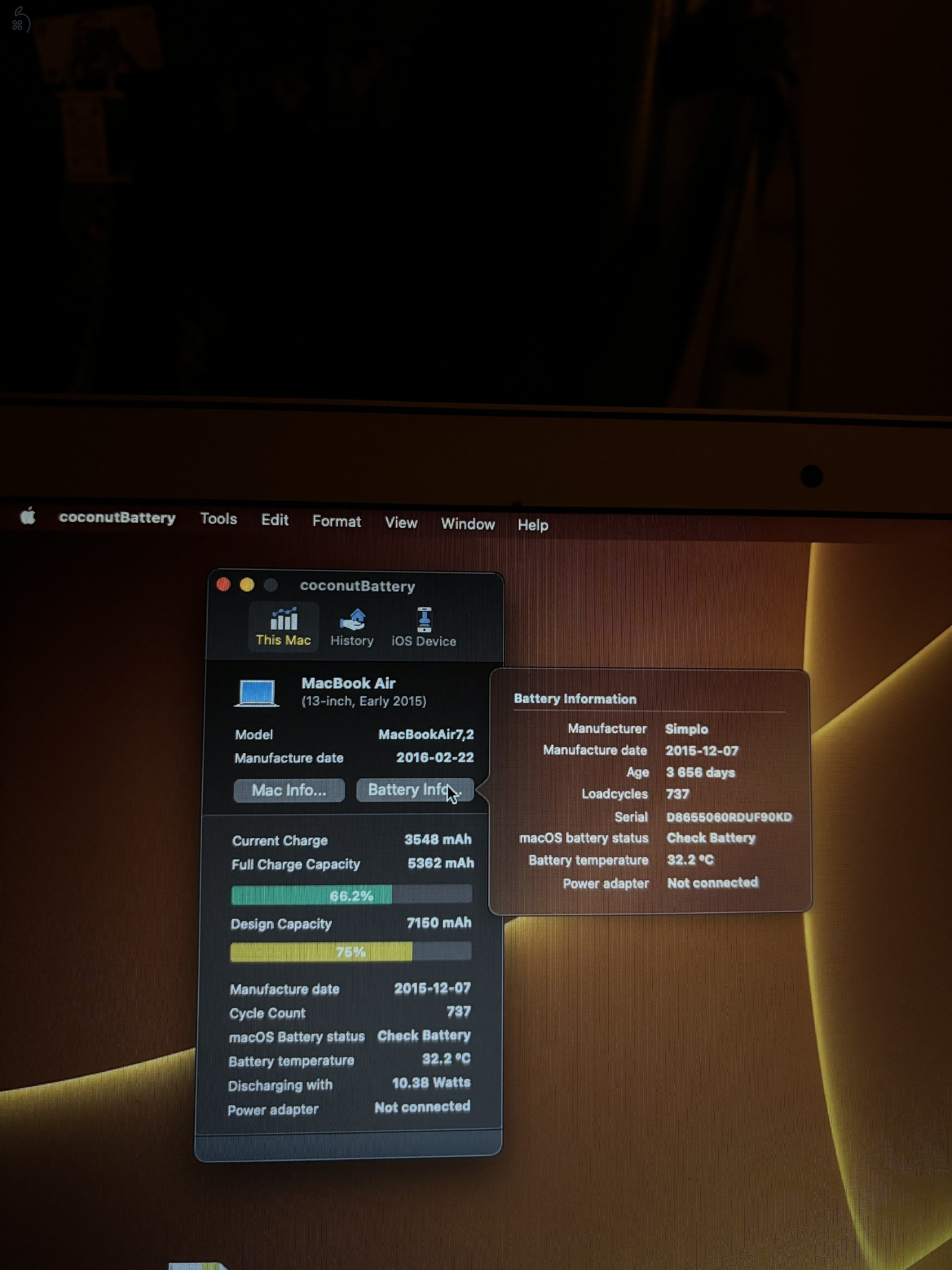 Macbook Air 2015 256GB