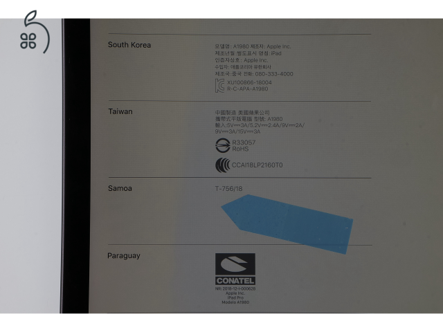 iPad Pro 11 hüvelykes (1. generáció) tablet 64 GB-os, Wifis 