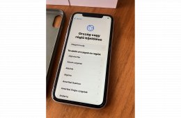 újszerű, kártyafüggetlen Apple iPhone XR 64 GB ( fehér ) eladó 