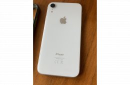 újszerű, kártyafüggetlen Apple iPhone XR 64 GB ( fehér ) eladó 