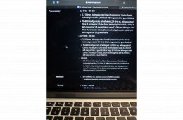 MacBook Pro 13 Retina A1502 early 2015 - kiváló állapotban, gyári töltő, doboz