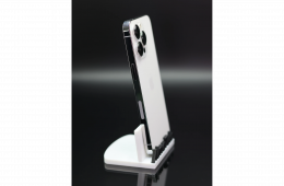 Apple iPhone 13 Pro Max 256 GB Silver 100% akku - 12 HÓ GARANCIA