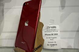 Garanciás | iPhone SE 2022 64GB független piros ÚJ AKKUVAL (99) iSzerelés.hu
