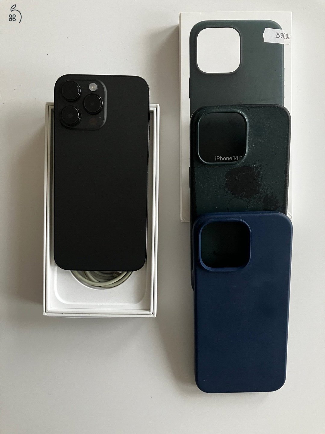 Kártyafüggetlen iPhone 14 Pro Max 128GB asztrofekete számlával