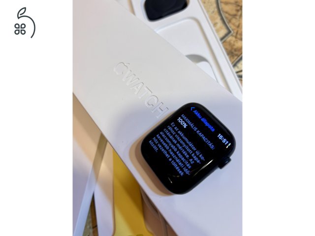 Apple Watch Series 7 Aluminum 45 mm (fekete) GPS+Cellular