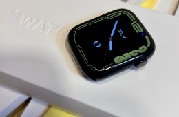 Apple Watch Series 7 Aluminum 45 mm (fekete) GPS+Cellular