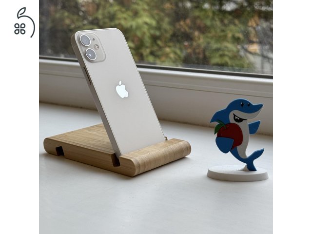 iPhone 12 Mini 128GB White -1 ÉV GARANCIA - Kártyafüggetlen, MS4211, 94% Akksi