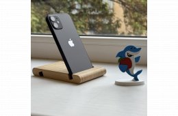  GYÖNYÖRŰ iPhone 12 Mini 128GB Black-1 ÉV GARANCIA -Kártyafüggetlen, MS4203, 94% Akksi