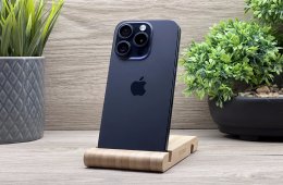 Hibátlan iPhone 15 Pro Blue Titanium 256GB 2 ÉV Garanciával Számlával 94% Akku