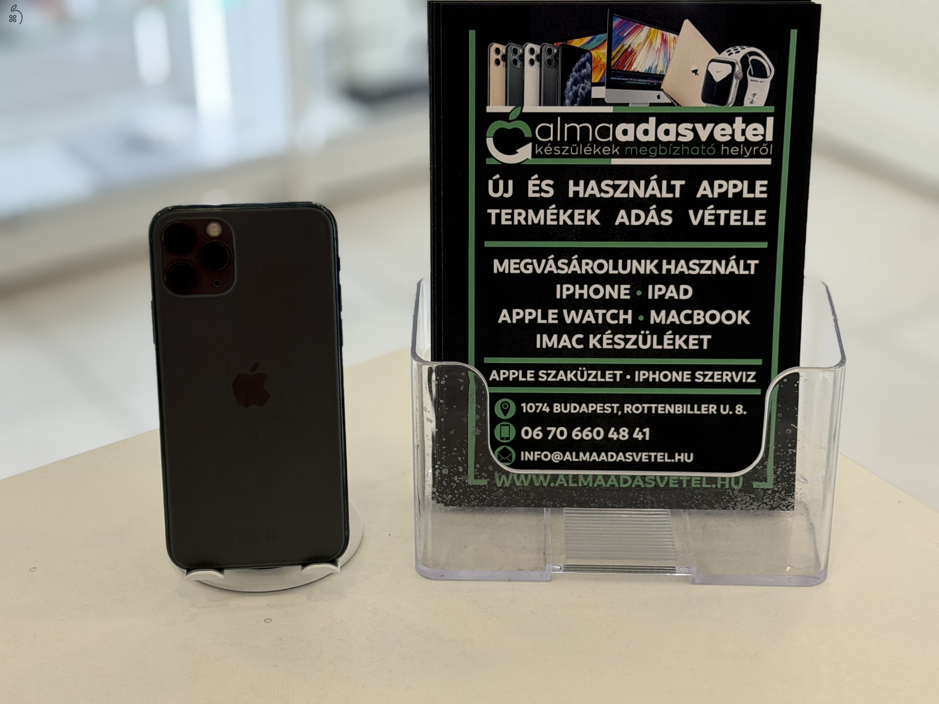 iPhone 11 Pro 256GB Független/1-3 hónap gar./Akku 100%/p4629