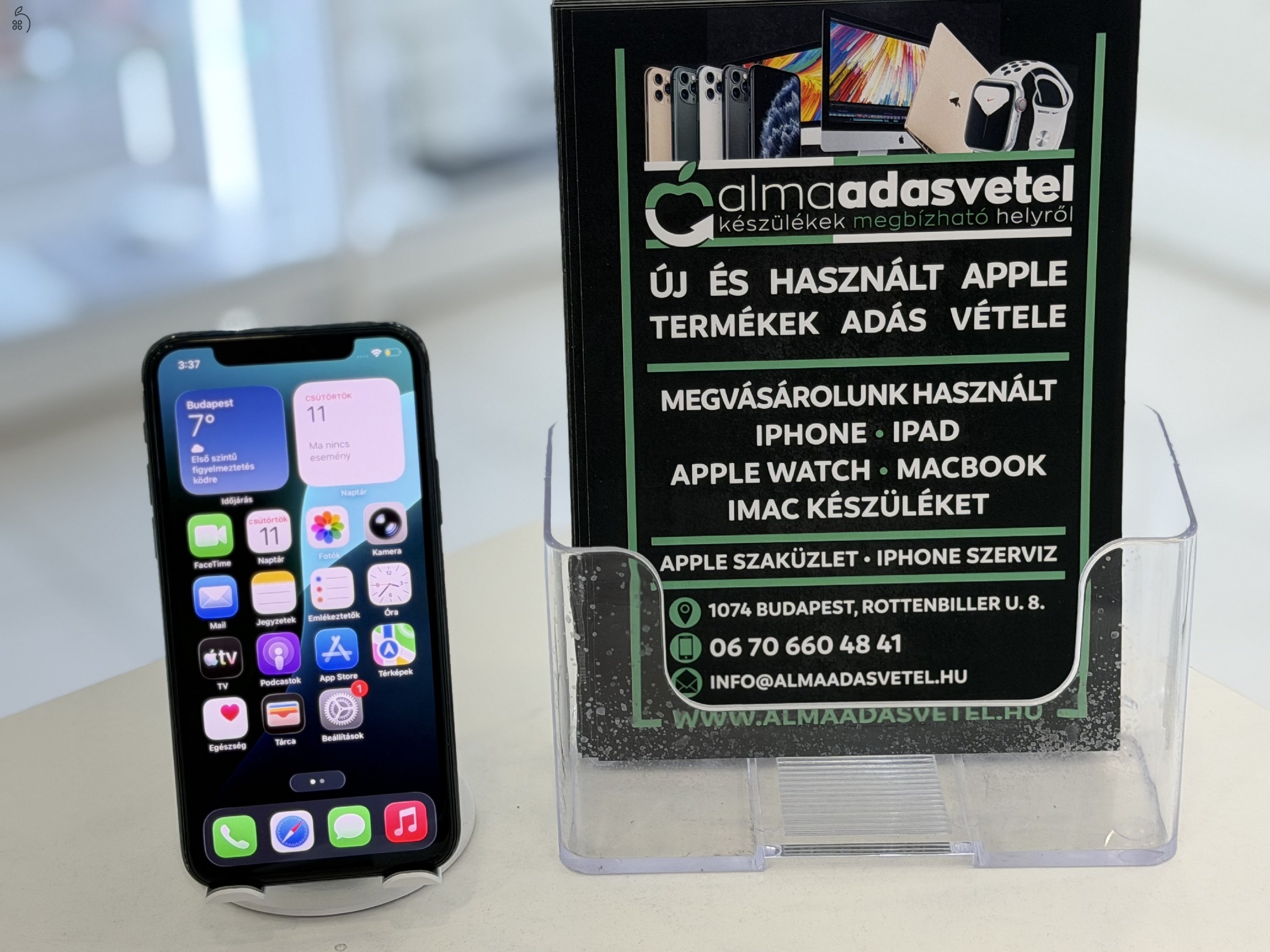 iPhone 11 Pro 256GB Független/1-3 hónap gar./Akku 100%/p4629