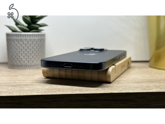  iPhone 15 Pro 256GB Kék, Független - 1 ÉV Garancia, Számla 