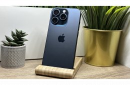  iPhone 15 Pro 256GB Kék, Független - 1 ÉV Garancia, Számla 