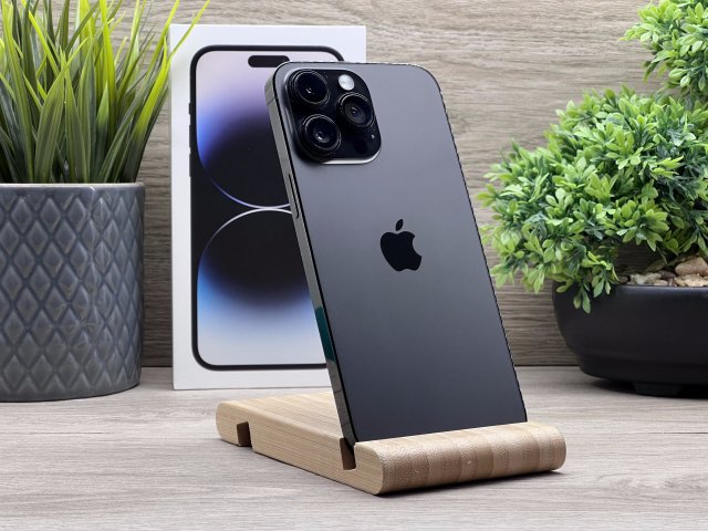 iPhone 14 Pro Max Space Black 256GB 2 ÉV Garanciával Számlával 93% Akku