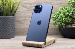 Hibátlan iPhone 12 Pro Max Pacific Blue 128GB 2 ÉV Garanciával Számlával 92% Akku
