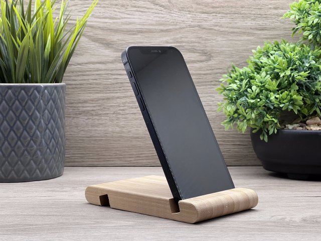 iPhone 12 Black 128GB 2 ÉV Garanciával Számlával 93% Akku