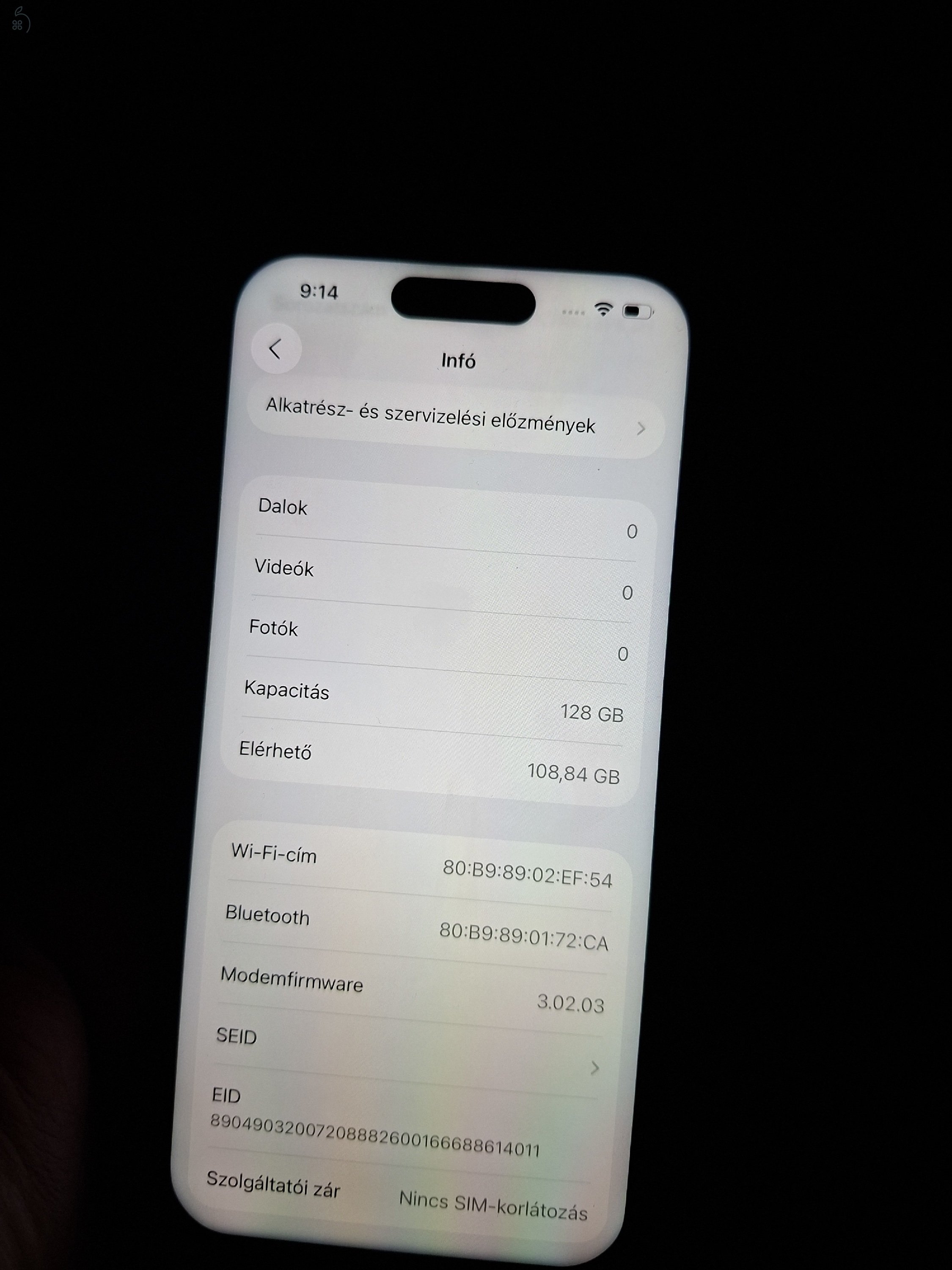 Iphone 15 pro 128 GB