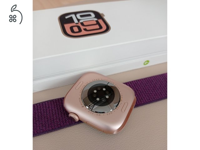 Apple Watch S10 46mm Rose Gold GPS - 100% akku –