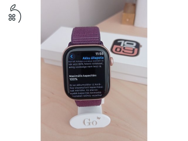 Apple Watch S10 46mm Rose Gold GPS - 100% akku –