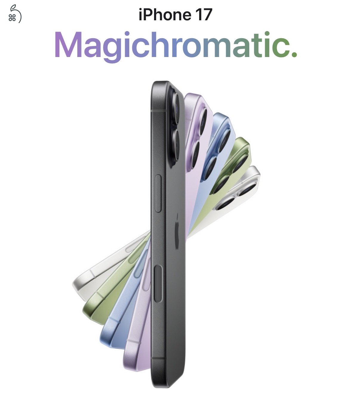 IPhone 17 256 GB Sage zöld színben új, bontatlan