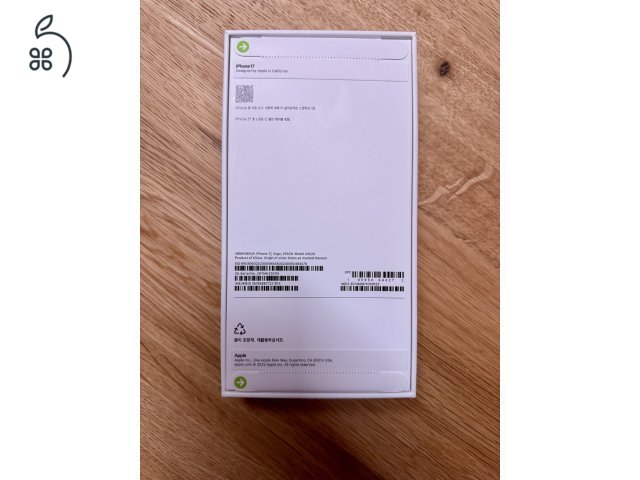 IPhone 17 256 GB Sage zöld színben új, bontatlan