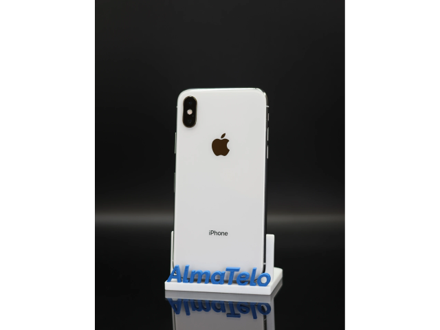 Apple iPhone X 64 GB Silver 100% akku - 12 HÓ GARANCIA