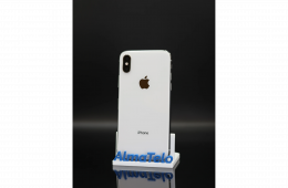 Apple iPhone X 64 GB Silver 100% akku - 12 HÓ GARANCIA