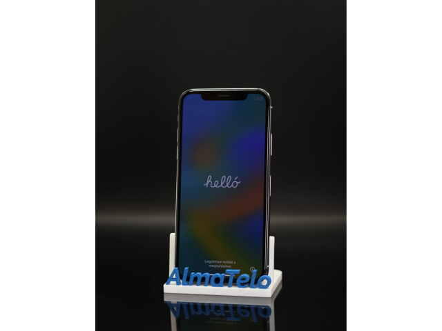 Apple iPhone X 64 GB Silver 100% akku - 12 HÓ GARANCIA