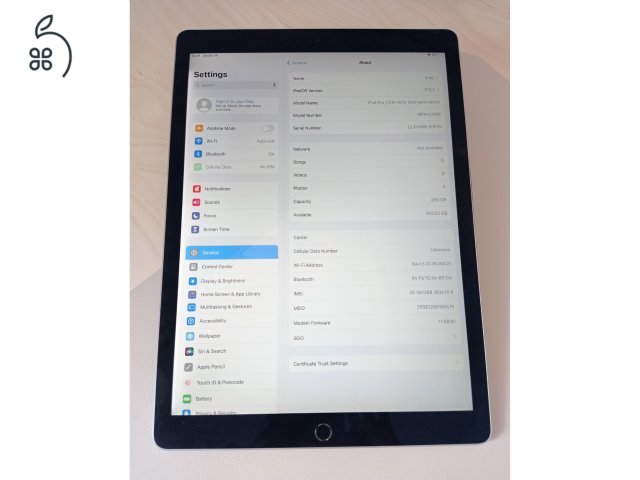 Apple Ipad Pro 2. generáció (256 GB) 12.9