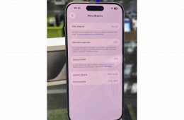 IPHONE 15 PRO 128GB NAGYON SZÉP ÁLLAPOT, GARANCIÁVAL, ÜZLETBŐL, BESZÁMITÁS