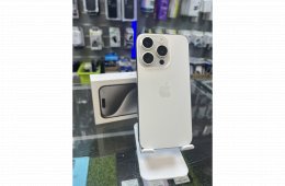 IPHONE 15 PRO 128GB NAGYON SZÉP ÁLLAPOT, GARANCIÁVAL, ÜZLETBŐL, BESZÁMITÁS