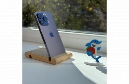 HIBÁTLAN iPhone 14 Pro 128GB Deep Purple-1 ÉV GARANCIA - Kártyafüggetlen, MS4125