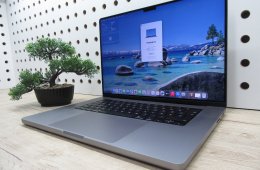 Apple MacBook Pro 16” (2021, M1 Pro) – Liquid Retina XDR + ProMotion 120 Hz, akár 21 óra – 32 GB RAM – 512 GB SSD – Használt, szép állapot – 365 ciklus / 84% akku – 3 hónap garancia