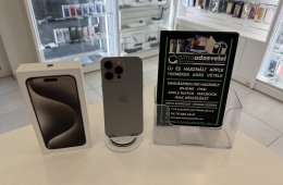 iPhone 15 Pro Max 512GB Független Karcmentes/2028.03.04.Gar./Akku 100%/p4634