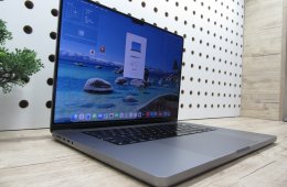 Apple MacBook Pro 16” (2021, M1 Max) – Liquid Retina XDR + ProMotion 120 Hz, akár 21 óra – 64 GB RAM – 1 TB SSD – Használt, szép állapot – 252 ciklus / 91% akku – 3 hónap garancia